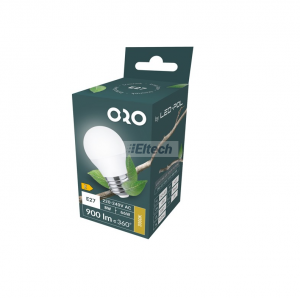 ŻARÓWKA LEDOWA ORO-E27-G45-TOTO-8W-DW KULKA