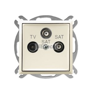 ARIA Gniazdo RTV-SAT z dwoma wyjściami SAT