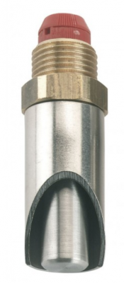 Poidło smoczkowe, mosiądz/stal, gruby trzpień, 1/2 - 3/4, 79 mm 