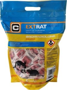 Extrat pasta czerwona 3kg - trutka na myszy i szczury