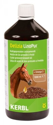Olej lniany dla konia LinoPur, 1000 ml