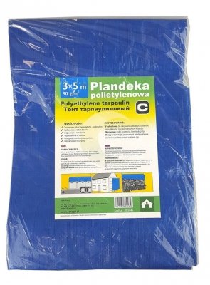 Plandeka niebieska CA, 2 x 3 m, 90g