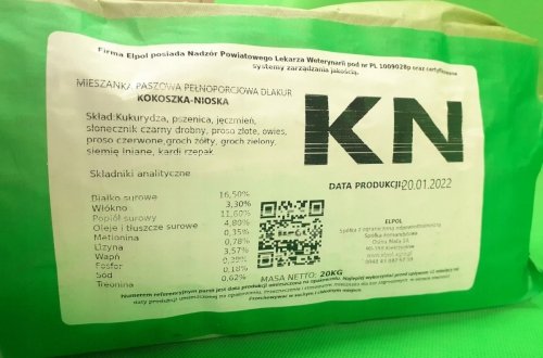 Mieszanka KN Kokoszka-Nioska EŁPOL 20 kg