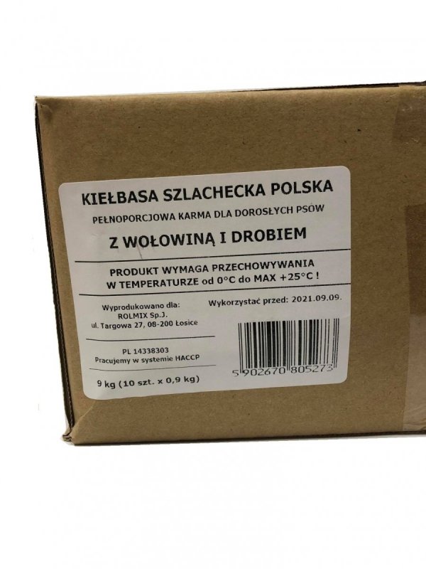 Kiełbasa Szlachecka Polska 10 x 900g