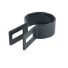 Obejma końcowa 60mm grafit - 25 sztuk