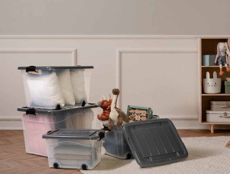 Pojemnik na zabawki na kółkach