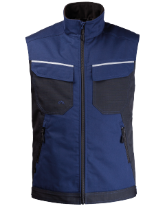 Kamizelka ocieplana V-WORK 2506 czarny/granatowy 