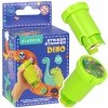 STEMPEL Z NAKLEJKAMI pieczątka 160 NAKLEJEK DINOZAUR (541705)