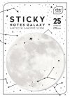 4x Karteczki samoprzylepne GALAXY Księżyc Kosmos notes (09990SET4CZ)
