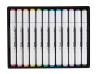 Markery dwustronne do szkicowania COLORINO Artist 12 kolorów PASTELOWE (81100)