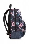Plecak CoolPack CLASSIC miejski młodzieżowy w kwiaty na ciemnym tle, DARK ROMANCE (B06020)
