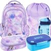 ZESTAW 5 el. Plecak wczesnoszkolny ST.RIGHT pastelowy, PASTEL DREAM BP26 (65875SET5CZ)