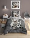 Pościel świecąca w ciemności DOG PIESEK 140 x 200 cm komplet pościeli (5205)