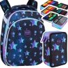 ZESTAW 2 el. Tornister Plecak CoolPack TURTLE  25 L gwiazdy, STAR NIGHT (F015830SET2CZ)