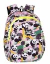 ZESTAW 5 el. Plecak wczesnoszkolny CoolPack JERRY 21 L pandy, PANDA GANG (F029829SET5CZ)