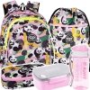 ZESTAW 5 el. Plecak wczesnoszkolny CoolPack JERRY 21 L pandy, PANDA GANG (F029829SET5CZ)