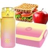 Zestaw bidon i śniadaniówka CoolPack BRISK MINI pastelowe ombre, GRADIENT PEACH 400ml (04149CP+Z07514)