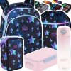 ZESTAW 5 el. Tornister Plecak CoolPack TURTLE  25 L gwiazdy, STAR NIGHT (F015830SET5CZ)