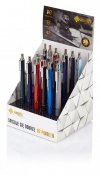 Długopis Zenith 7 CLASSIC Nikiel  CZERWONY niebieski wkład (4071000)