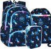 ZESTAW 3 el. Plecak CoolPack SPINER 24 L jednorożce, BLUE UNICORN (F001670SET3CZ)