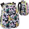 ZESTAW 5 el. Tornister Plecak CoolPack TURTLE  25 L pandy, PANDA GANG (F015829SET5CZ)