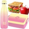 Zestaw bidon i śniadaniówka Drink&Go butelka termiczna CoolPack 500ml pastelowe ombre, GRADIENT PEACH (Z04514+Z07514)