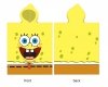 PONCZO  Spongebob Kanciastoporty ręcznik kąpielowy z kapturem (SBOB163030)