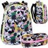ZESTAW 2 el. Tornister Plecak CoolPack TURTLE  25 L pandy, PANDA GANG (F015829SET2CZ)