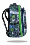 ZESTAW 3 el. Tornister Plecak CoolPack TURTLE  25 L potworki, MONSTER TEAM (F015824SET3CZ)