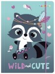Teczka rysunkowa A4 z gumką RACOON Szop (63475)