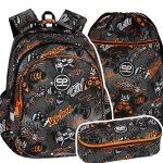 ZESTAW 3 el. Plecak wczesnoszkolny CoolPack JERRY 21 L pady, GAMER (F029827SET3CZ)
