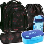 ZESTAW 5 el. Plecak wczesnoszkolny BackUP 24 L ROBOTY RED (PLB6R45SET5CZ)