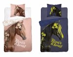 Komplet pościeli pościel świecąca w ciemności HORSES Koń 140 x 200 cm (5412A)