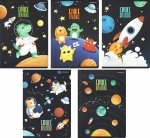 5x Zeszyt A5 w kratkę 32 kartki SPACE ADVENTURE (400182344SET5CZ)