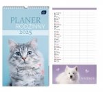 Kalendarz ścienny Planer Rodzinny 2025 ZWIERZAK Interdruk (58349)