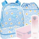 ZESTAW 5 el. Tornister Plecak CoolPack TURTLE  25 L stokrotki, DAISY SUN (F015834SET5CZ)