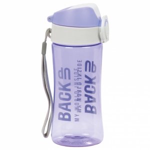 BIDON BUTELKA NA WODĘ BackUP 400ml BPA FREE fioletowy nietoksyczny TRITAN (BB6A33)