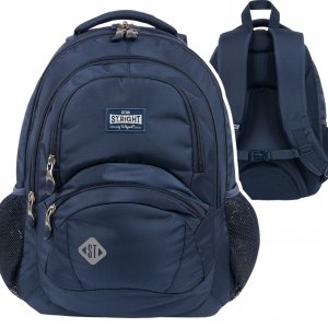 Plecak szkolny młodzieżowy ST.RIGHT granatowy, ST.NAVY BLUE VINTAGE BP5 (74792)