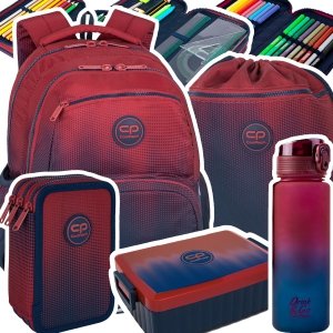 ZESTAW 5 el. Plecak CoolPack PICK  23 L granatowe ombre, GRADIENT COSTA (F099758SET5CZ)