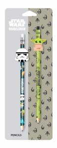 Ołówek z figurką HB 2 szt. COOLPACK Star Wars, MANDALORIAN (16517)