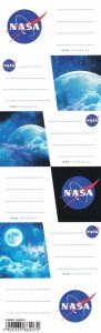 Nalepki naklejki na zeszyty STARPAK Kosmos NASA 6 sztuk mix (494231)