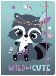 Teczka rysunkowa A4 z gumką RACOON Szop (63475)