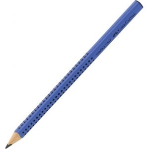Ołówek FABER CASTELL B Jumbo Grip Trójkątny Gruby NIEBIESKI (FC-111970)