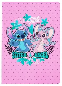 Zeszyt A5 w kolorową linię 32 kartki STITCH (77983)