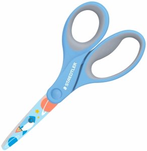 Nożyczki szkolne NORIS 14 cm ergonomiczne STAEDTLER Niebieskie (39783)