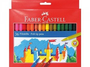 Pisaki FABER CASTELL ZAMEK zmywalne 36 kolorów (FC554236)