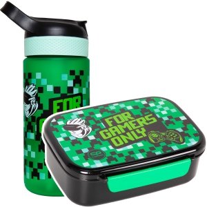Zestaw bidon i śniadaniówka CoolPack BIBBY gra, GAME ZONE 420ml (Z08826+Z18826)