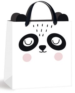 Torebka mała z uszami BB Friends na prezent PANDA Interdruk (17360)