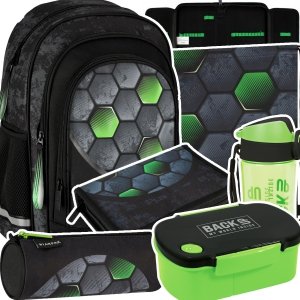 ZESTAW 6 el. Plecak szkolny 23 L FOOTBALL Piłka nożna Starpak (527190SET6CZ)