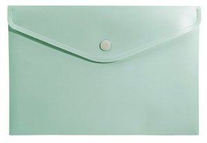 Teczka koperta na dokumenty A5 Soft Touch ZIELONA Biurfol (TKM-A5-03)
